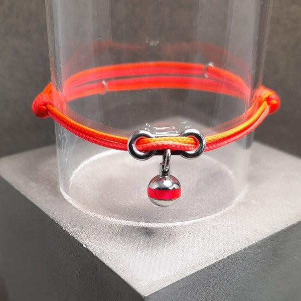 Bracelet nœuds coulissants femme bouée Bilou n°1 argent rhodié